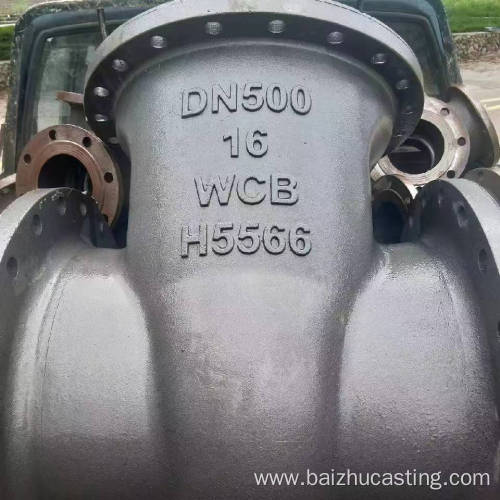 Custom cast steel water pump valve body castings
